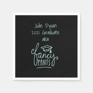 Fancy Pants Funny Graduation Custom Napkins