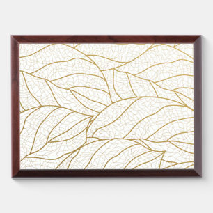 fancy pattern award plaque