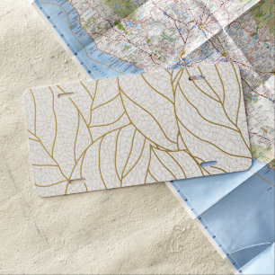 fancy pattern license plate