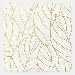 fancy pattern square sticker