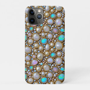 Fancy Pearl, Opal and Gems iPhone 11 Pro Case