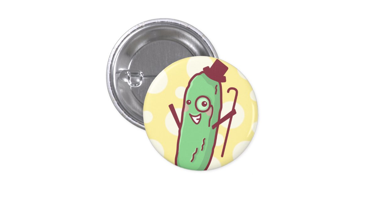 Fancy Pickle Button | Zazzle