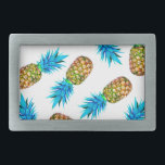 Fancy pineapples belt buckle<br><div class="desc">The image of pineapple is edited from photo.</div>