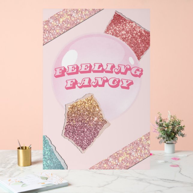 Fancy Pink Party Poster (Wedding)