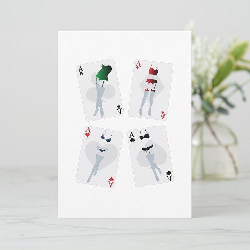 Fancy Playing Cards Invitations