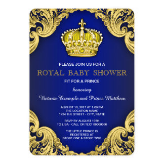 Royal Themed Baby Shower Invitations 1