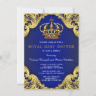 Fancy Prince Baby Shower Invitations