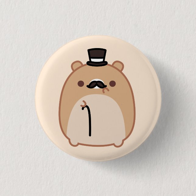 Fancy Psushi Pinback Button (Front)