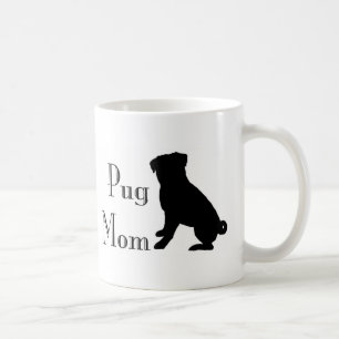 Fancy Pug Mom Coffee Mug