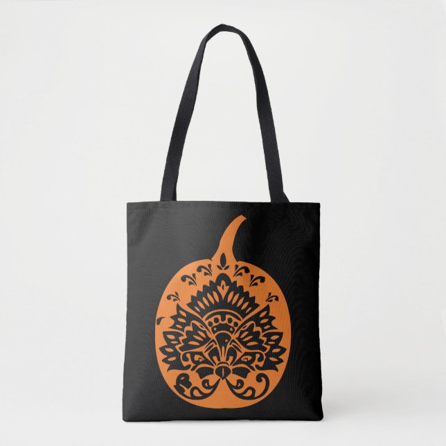 Fancy Pumpkin Tote (Front)