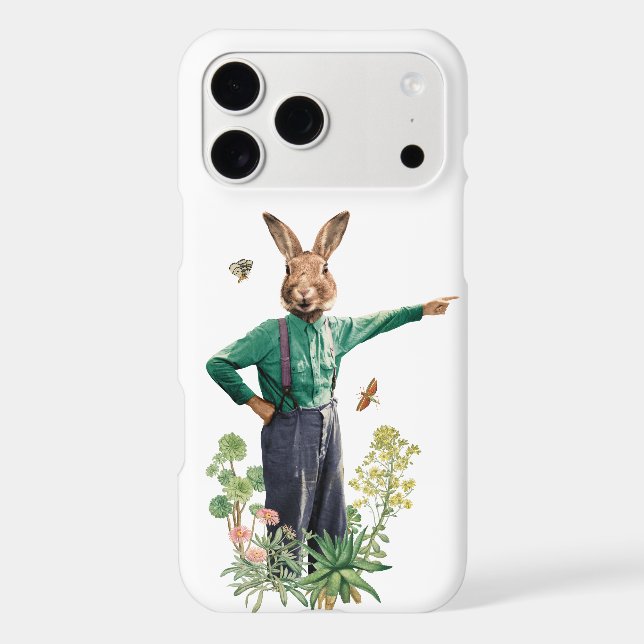 FANCY RABBIT FARMER  iPhone CASE (Back)