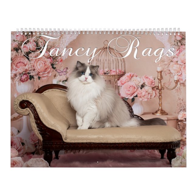 Fancy Rags Ragdoll Cat Calendar (Cover)