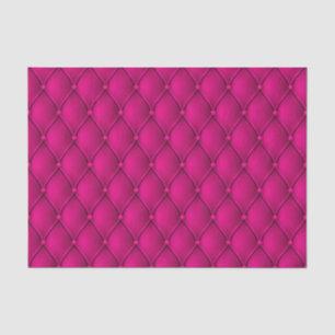 Fancy Regal Princess Pink Diamond Tuft Print Tissue Paper