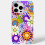 Fancy Retro Flowers iPhone 15 Pro Max Case