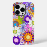 Fancy Retro Flowers Case-Mate iPhone 14 Pro Case