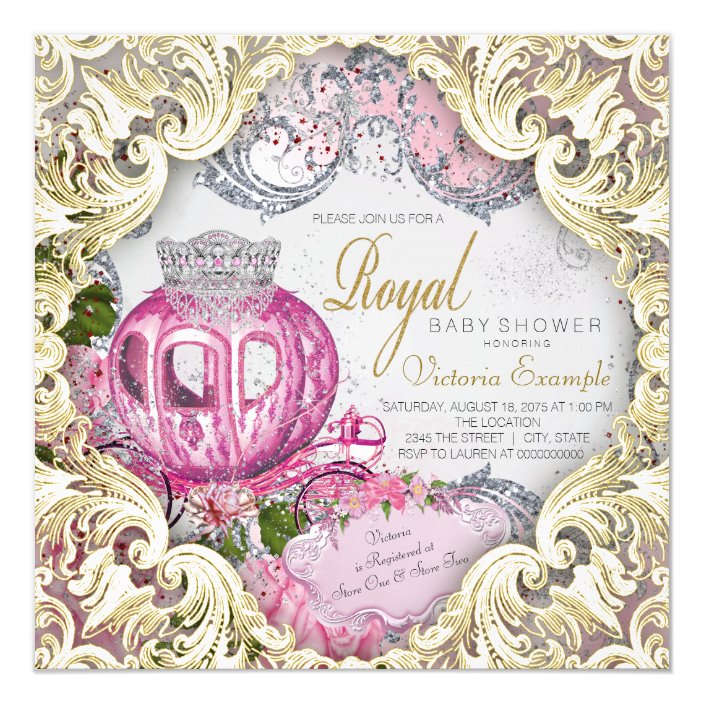 Fancy Prince Baby Shower Invitations Zazzle Com