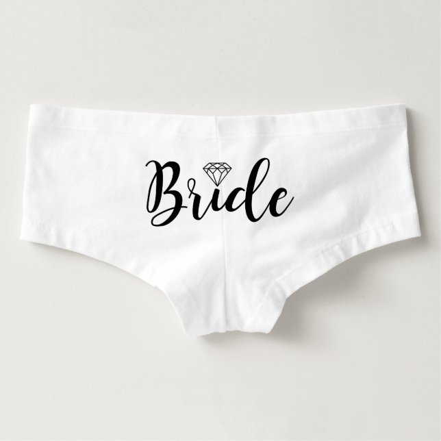 Fancy Script | Bride Boyshorts (Back)