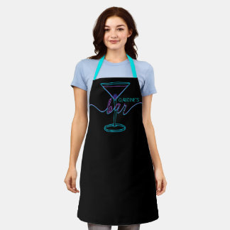 Fancy Script Fun Colors Fun Bar Aprons