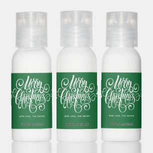 Fancy Script "Merry Christmas" Hand Lotion