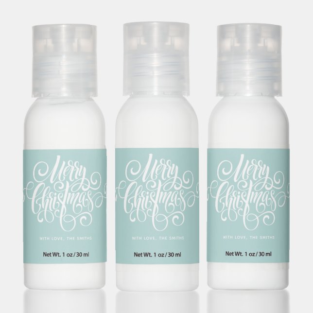 Fancy Script "Merry Christmas" Hand Lotion (Set)