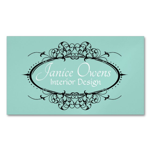 Fancy Scrollwork Magnet (Front)