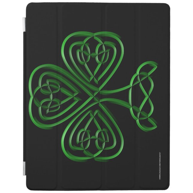 Fancy Shamrock iPad Smart Cover (Front)