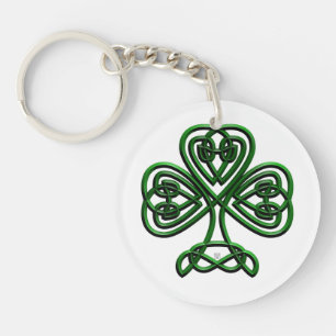 Fancy Shamrock Keychain