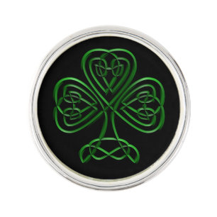 Fancy Shamrock Lapel Pin