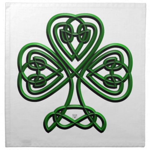 Fancy Shamrock Napkin