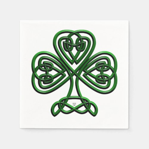 Fancy Shamrock Paper Napkins