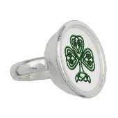 Fancy Shamrock Ring (Side)
