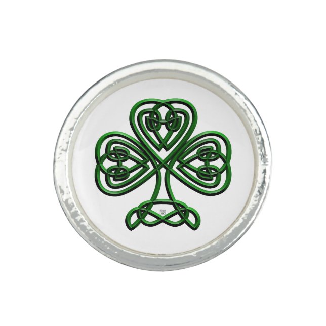 Fancy Shamrock Ring (Front)