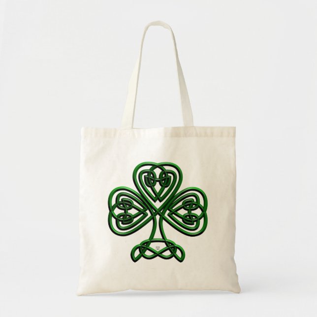 Fancy Shamrock Tote Bag (Front)