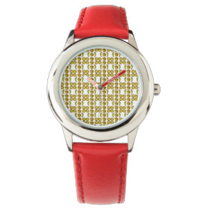 Fancy shape Gemstone Art Yellow Watch