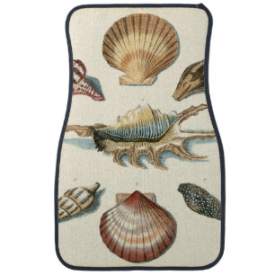 Fancy Shell Beach Car Floor Mat