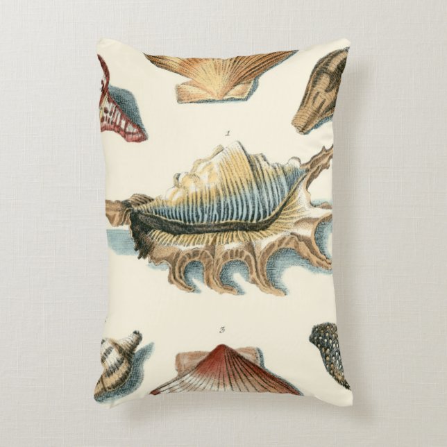 Fancy Shell Beach Decorative Pillow (Front(Vertical))