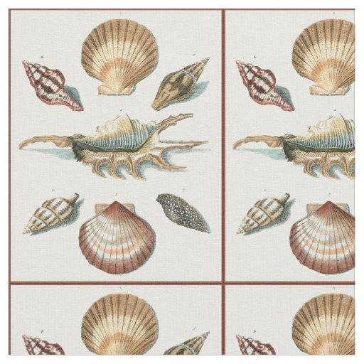 Fancy Shell Beach Fabric