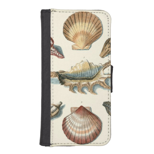Fancy Shell Beach iPhone Wallet Case (Front)