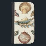 Fancy Shell Beach Galaxy S4 Wallet Case<br><div class="desc">George Wolfgang Knorr is known for the delicate detail and precision of his illustrations of shells and starfish. His drawings were influenced by his own interest in science,  a popular subject matter of his era.</div>