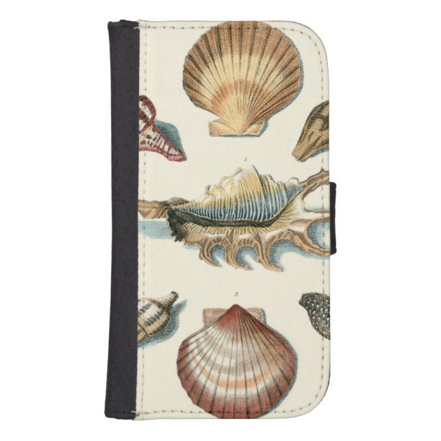 Fancy Shell Beach Samsung Galaxy Wallet Case (Front)