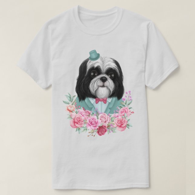 Fancy Shih Tzu T-Shirt (Design Front)