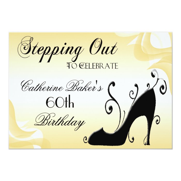 fancy birthday invitation