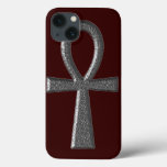 Fancy Silver Ankh iPad Case