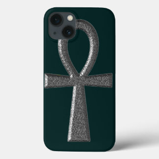 Fancy Sliver Ankh iPhone 13 Case