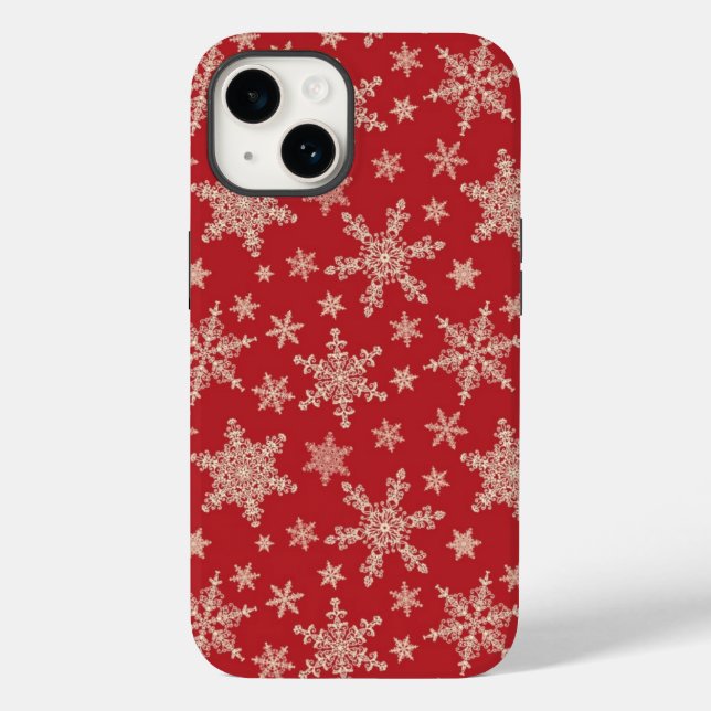 Fancy Snowflakes Phone Case (Back)