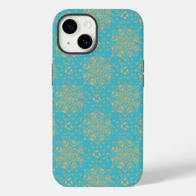 Fancy Snowflakes Phone Case (Back)