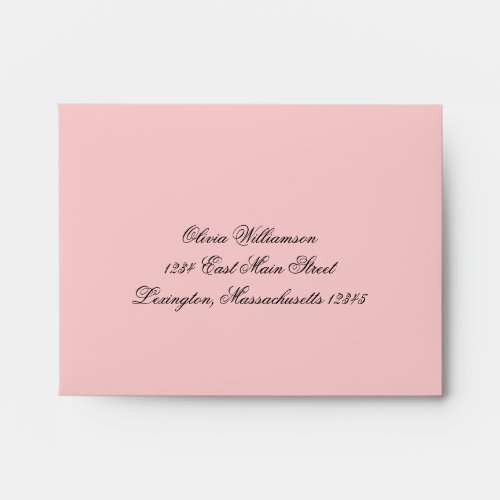 Fancy Special Delivery Elegant Pink Small Envelope