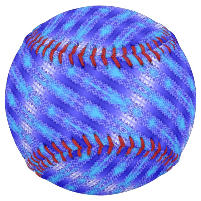 Fancy Stripes Blue Softball (Front)