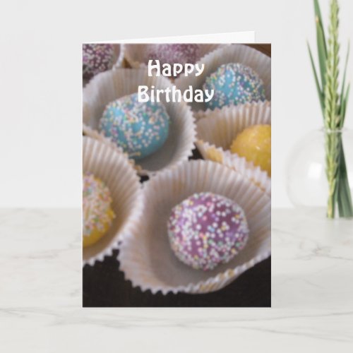 Fancy Sweets Birthday Design Card