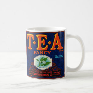 Fancy Tea Label Mug